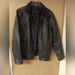 Men's Black Polyvinyl Jacket